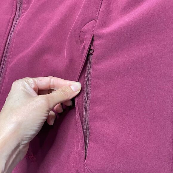 Cabelas Jacket Womens Size XL Reg Full Zip Mock Neck Fleece Lined Waterproof - Picture 5 of 10